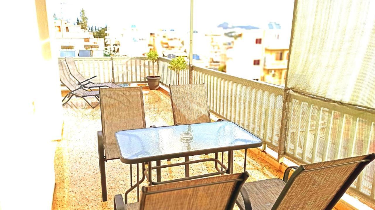 Apartamento Penthouse With An Incredible View 350M From Metro Station! Atenas Exterior foto
