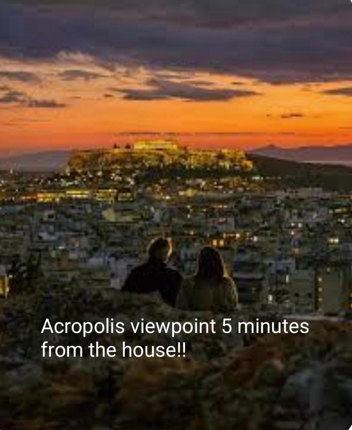 Apartamento Penthouse With An Incredible View 350M From Metro Station! Atenas Exterior foto